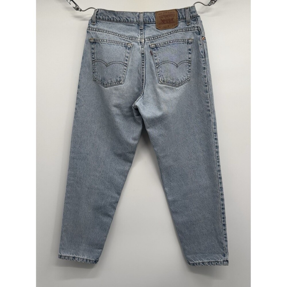 Vintage Levi's 551-  31x  27 MADE IN USA Light‎ wash  tampered   vintage jeans